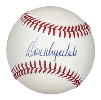 Don Drysdale Single Signed ONL Giamatti Baseball (Finest Sports Collectibles)